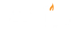 Surefire logo, white wordmark version, on a transparent background