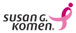 Susan G Komen logo, wordmark version, on a transparent background