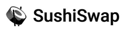 Sushiswap logo, black wordmark version, on a transparent background