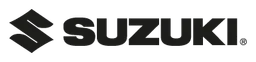 Suzuki logo, black wordmark version, on a transparent background