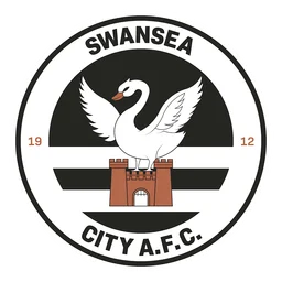 Swansea City AFC logo, monochrome icon version, on a transparent background