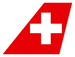 Swissair logo, horizontal version, on a transparent background