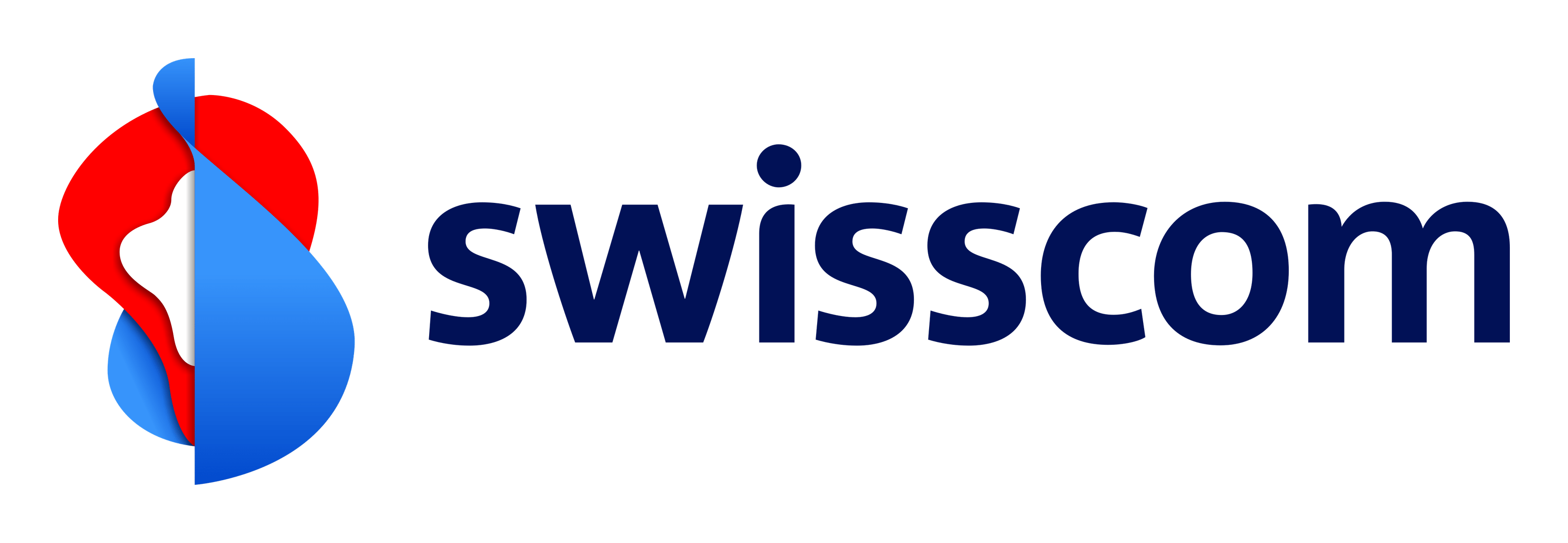 Swisscom logo on a transparent background