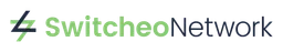 Switcheo logo, wordmark version, on a transparent background