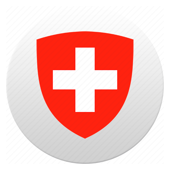 Switzerland logo on a transparent background