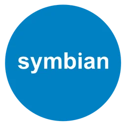 Logo de Symbian, versión icono, sobre fondo transparente