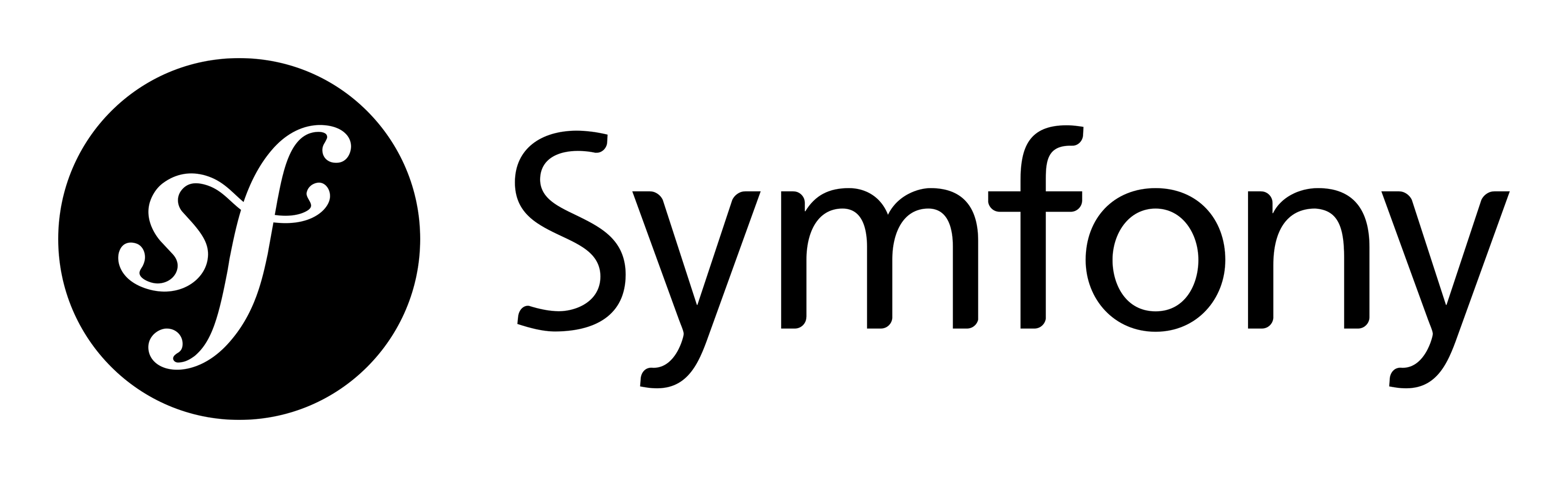 Symfony logo on a transparent background