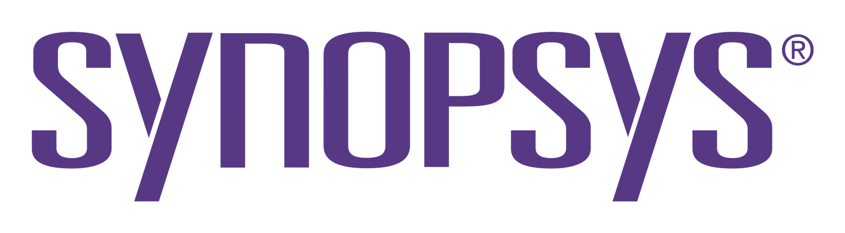 Synopsys logo on a transparent background