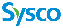 Sysco logo, horizontal version, on a transparent background