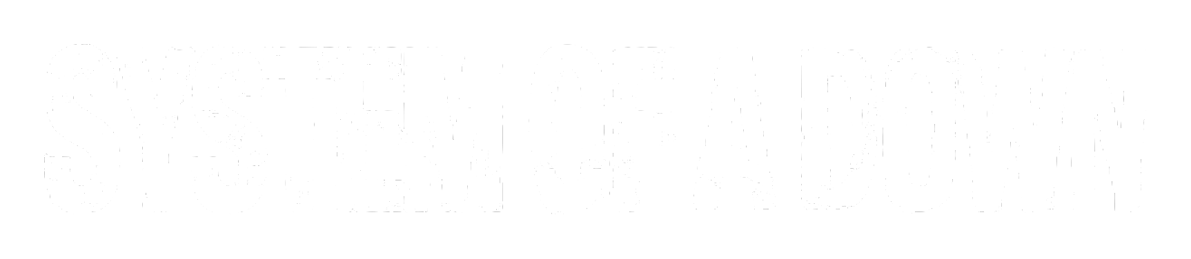 System of A Down logo on a transparent background
