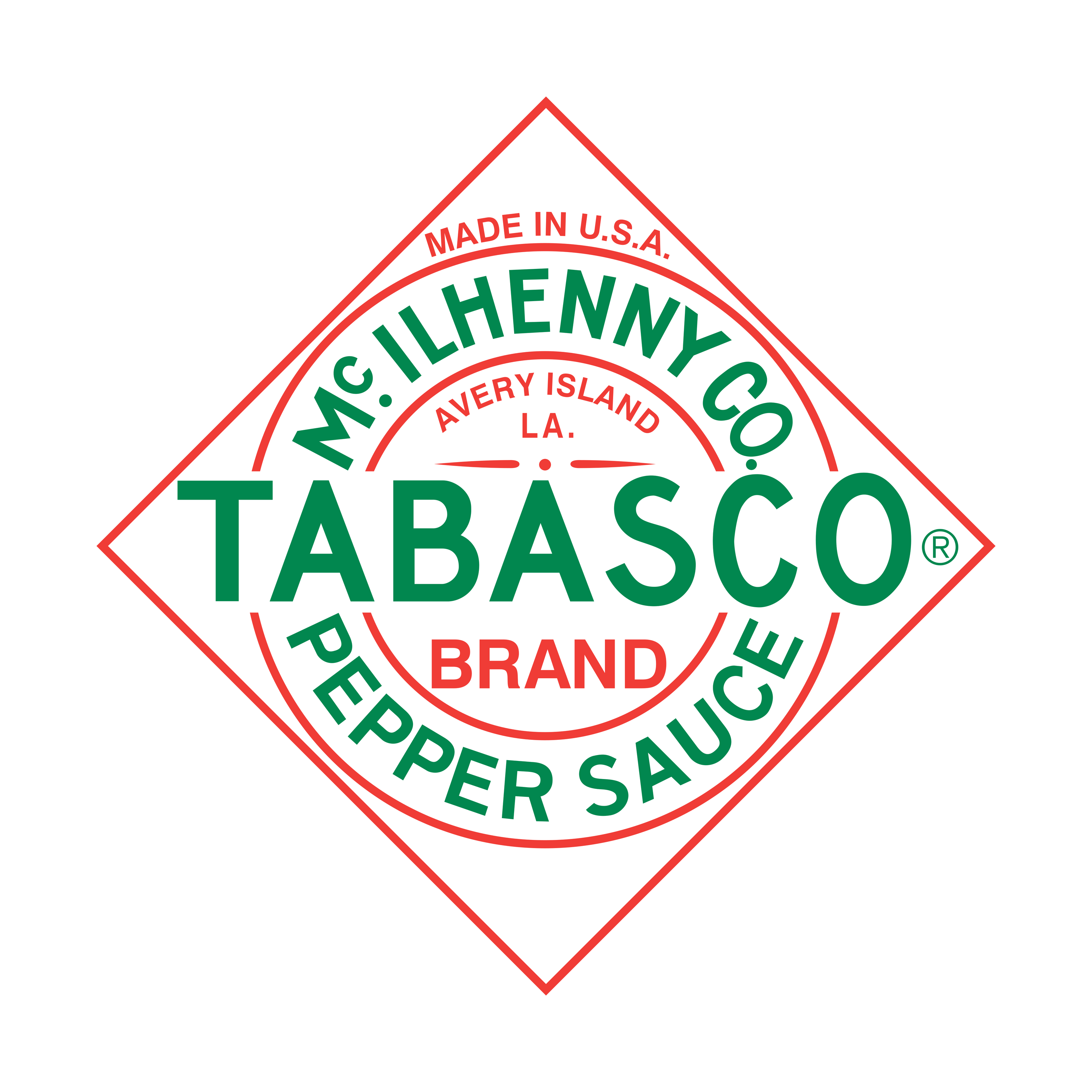 Tabasco logo on a transparent background