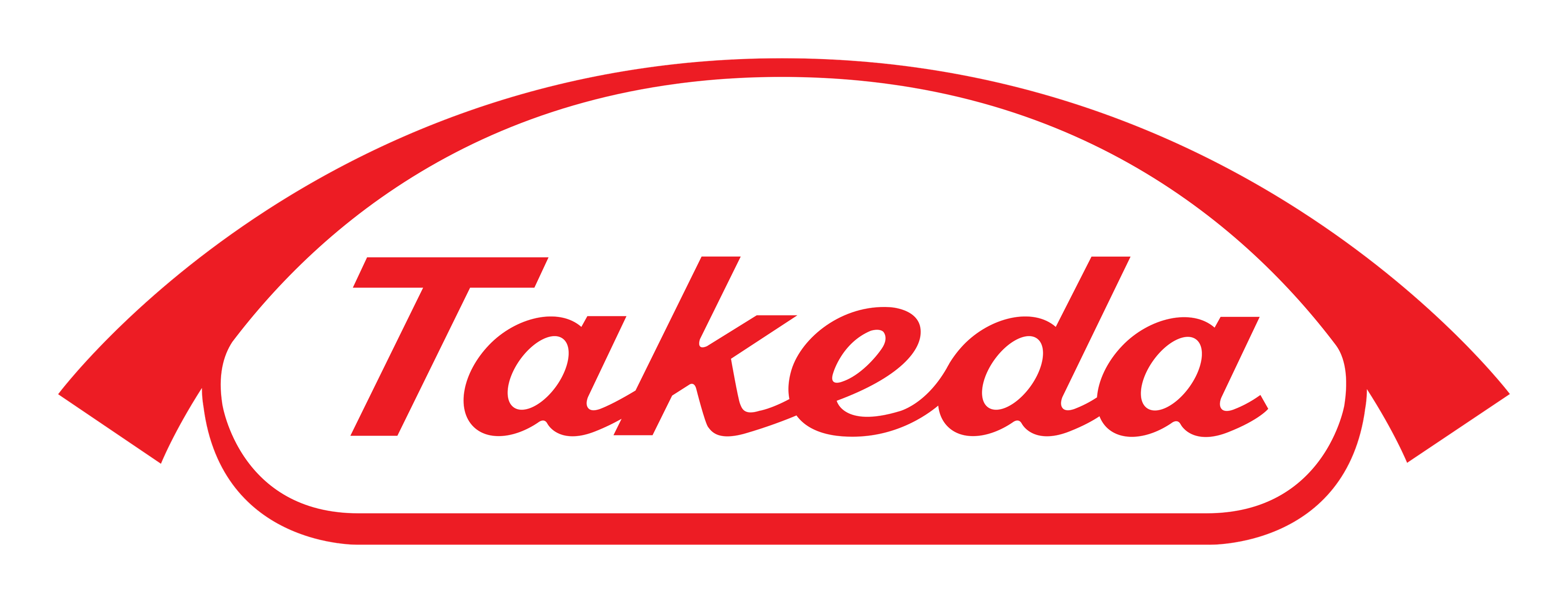 Takeda logo on a transparent background