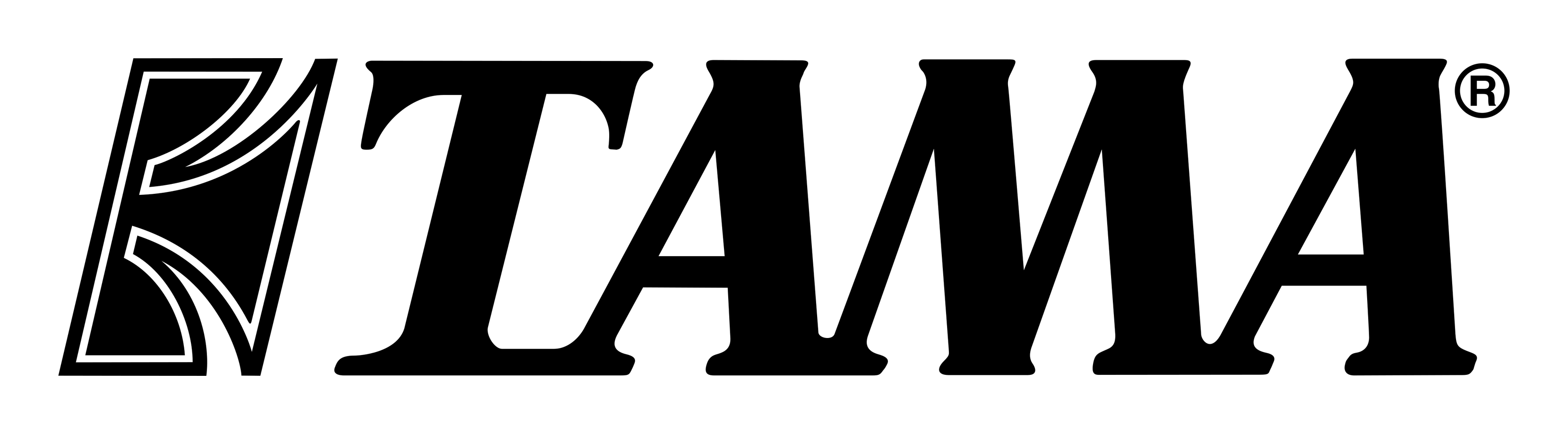 Tama Drums Logo auf transparentem Hintergrund