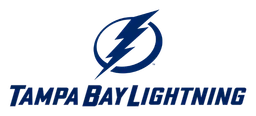 Tampa Bay Lightning logo, horizontal version, on a transparent background