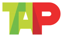 Tap logo, horizontal version, on a transparent background