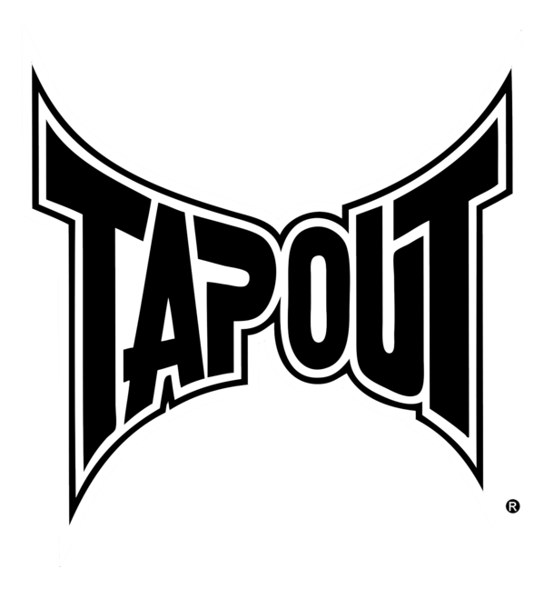 Tapout logo, black icon version, on a transparent background