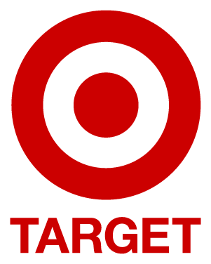 Logo da Target, versão horizontal, em fundo transparente