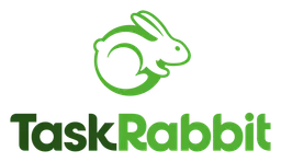 Taskrabbit logo, horizontal version, on a transparent background