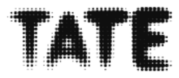 Tate Modern Logo, Variante schwarz, auf transparentem Hintergrund