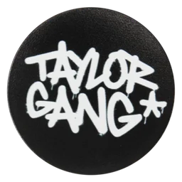 Taylor Gang logo, monochrome icon version, on a transparent background