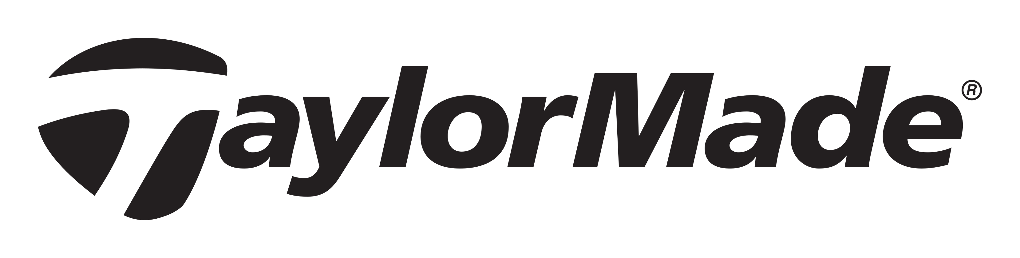 Taylormade logo on a transparent background