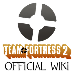 Team Fortress 2 logo, icon version, on a transparent background
