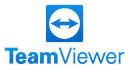 Teamviewer logo, horizontal version, on a transparent background