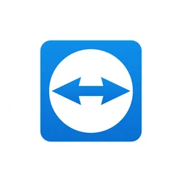 Teamviewer logo, icon version, on a transparent background