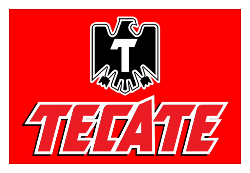 Tecate logo on a transparent background