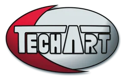 Logo Techart, version horizontal, sur fond transparent