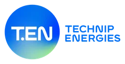 Technip logo, horizontal version, on a transparent background