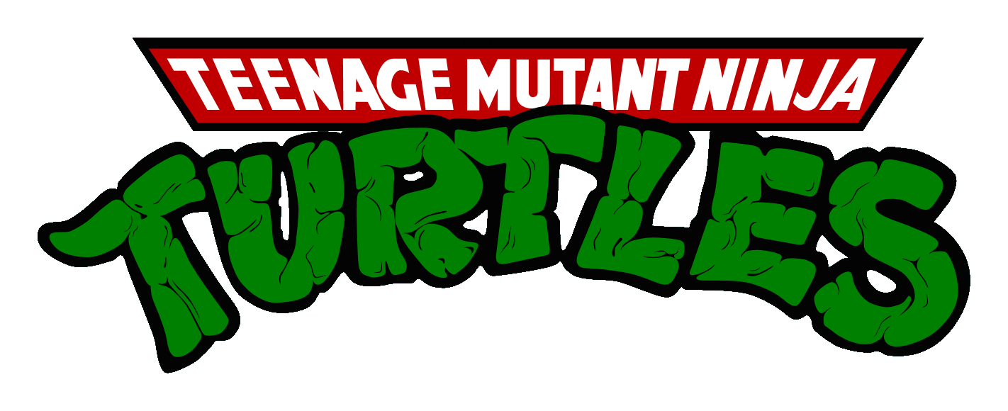 Teenage Mutant Ninja Turtles logo on a transparent background