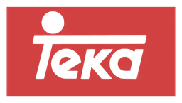 Teka logo, horizontal version, on a transparent background