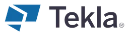 Tekla logo, wordmark version, on a transparent background