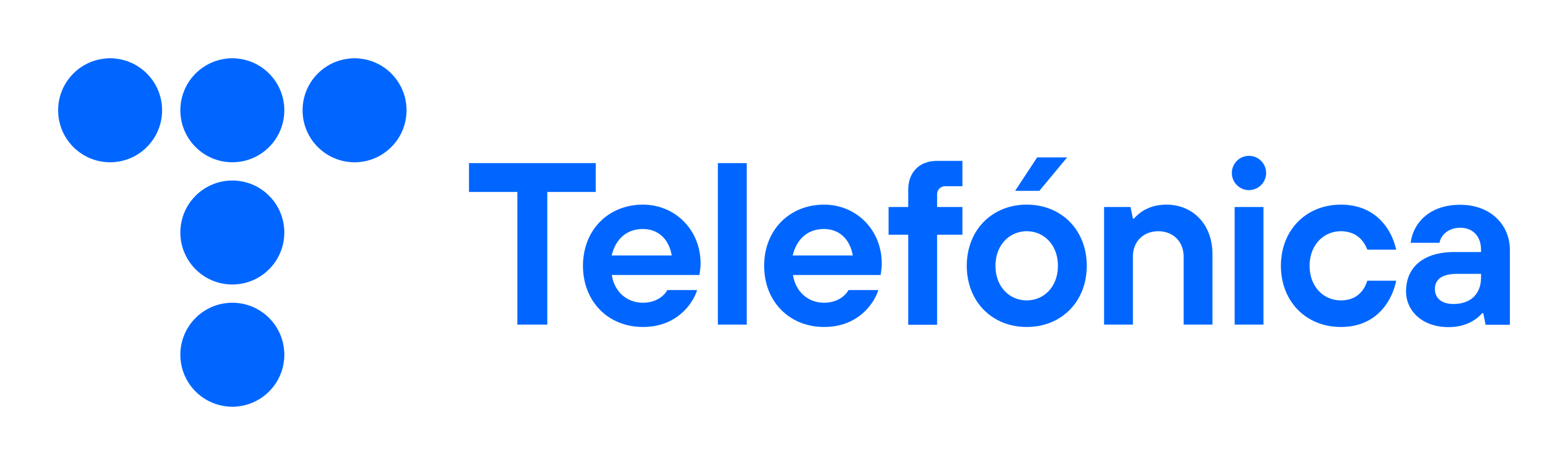 Telefonica logo on a transparent background