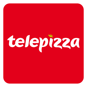 Telepizza logo, icon version, on a transparent background