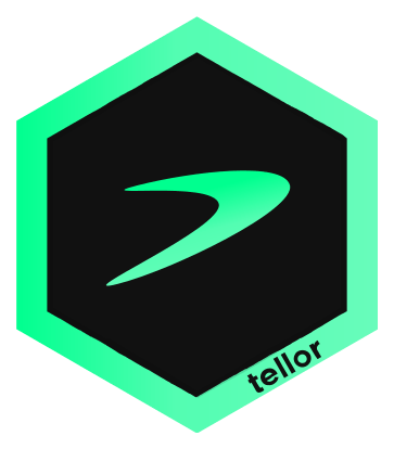 Tellor logo, icon version, on a transparent background