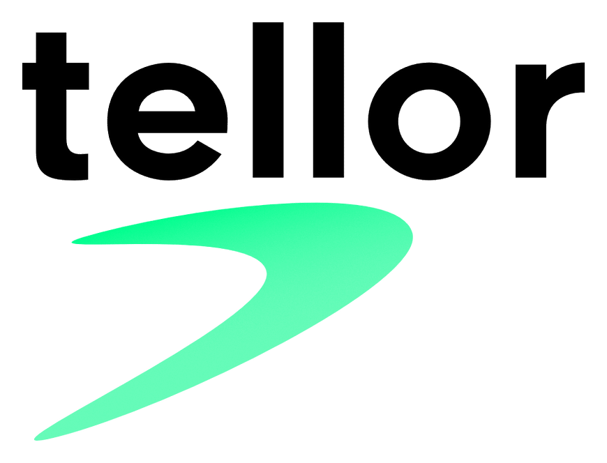 Tellor logo on a transparent background