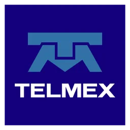 Telmex logo, icon version, on a transparent background