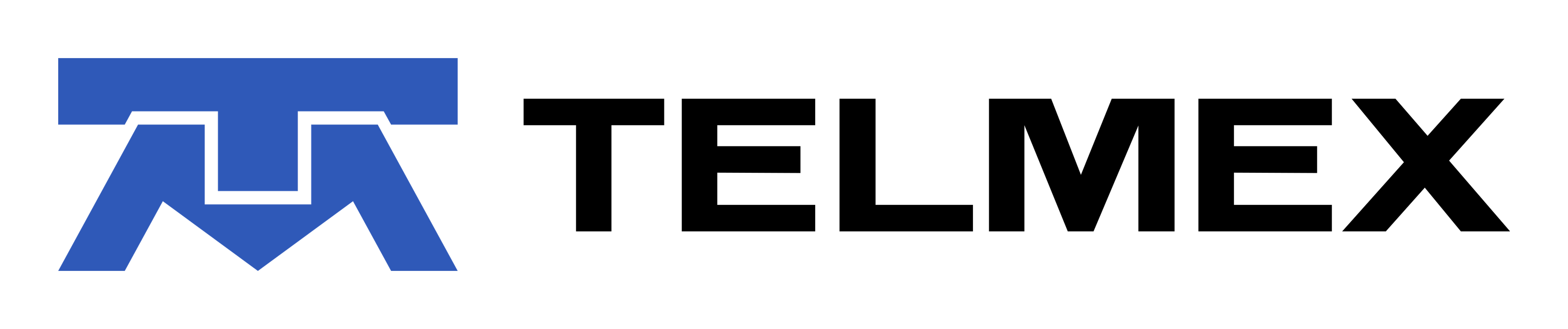 Telmex logo on a transparent background