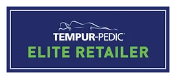 Tempur Pedic logo, horizontal version, on a transparent background