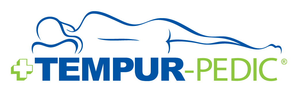 Tempur Pedic logo on a transparent background