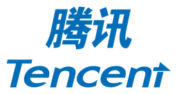 Tencent logo, horizontal version, on a transparent background