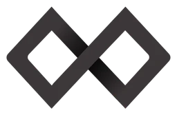 Tenx logo, black version, on a transparent background