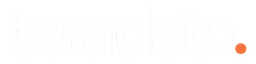 Teradata logo, white wordmark version, on a transparent background