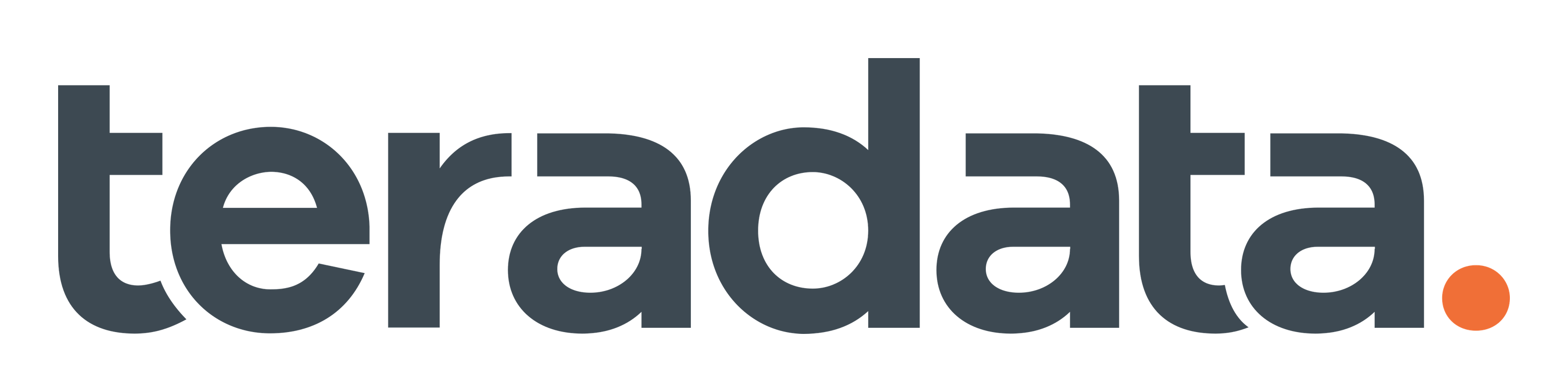 Teradata logo on a transparent background