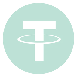 Tether logo, icon version, on a transparent background