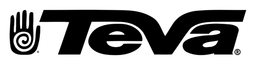 Teva logo, black wordmark version, on a transparent background