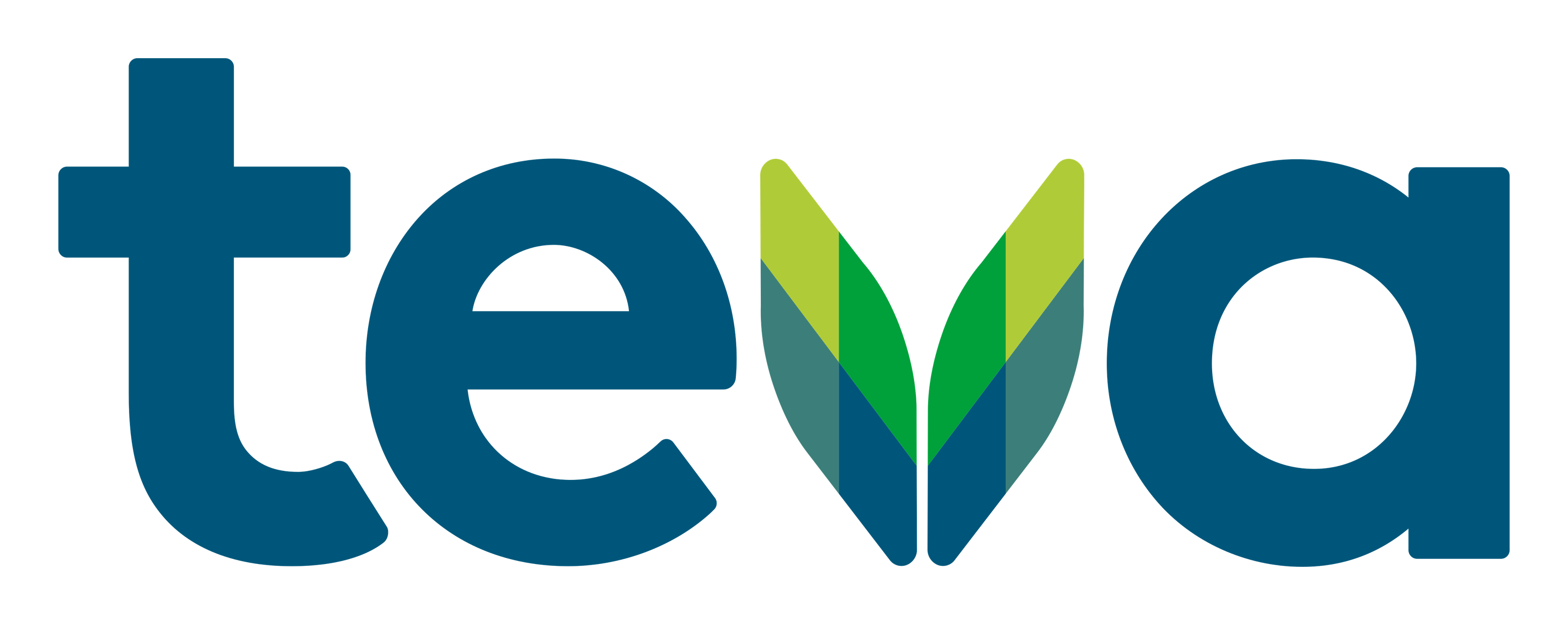 Teva logo on a transparent background