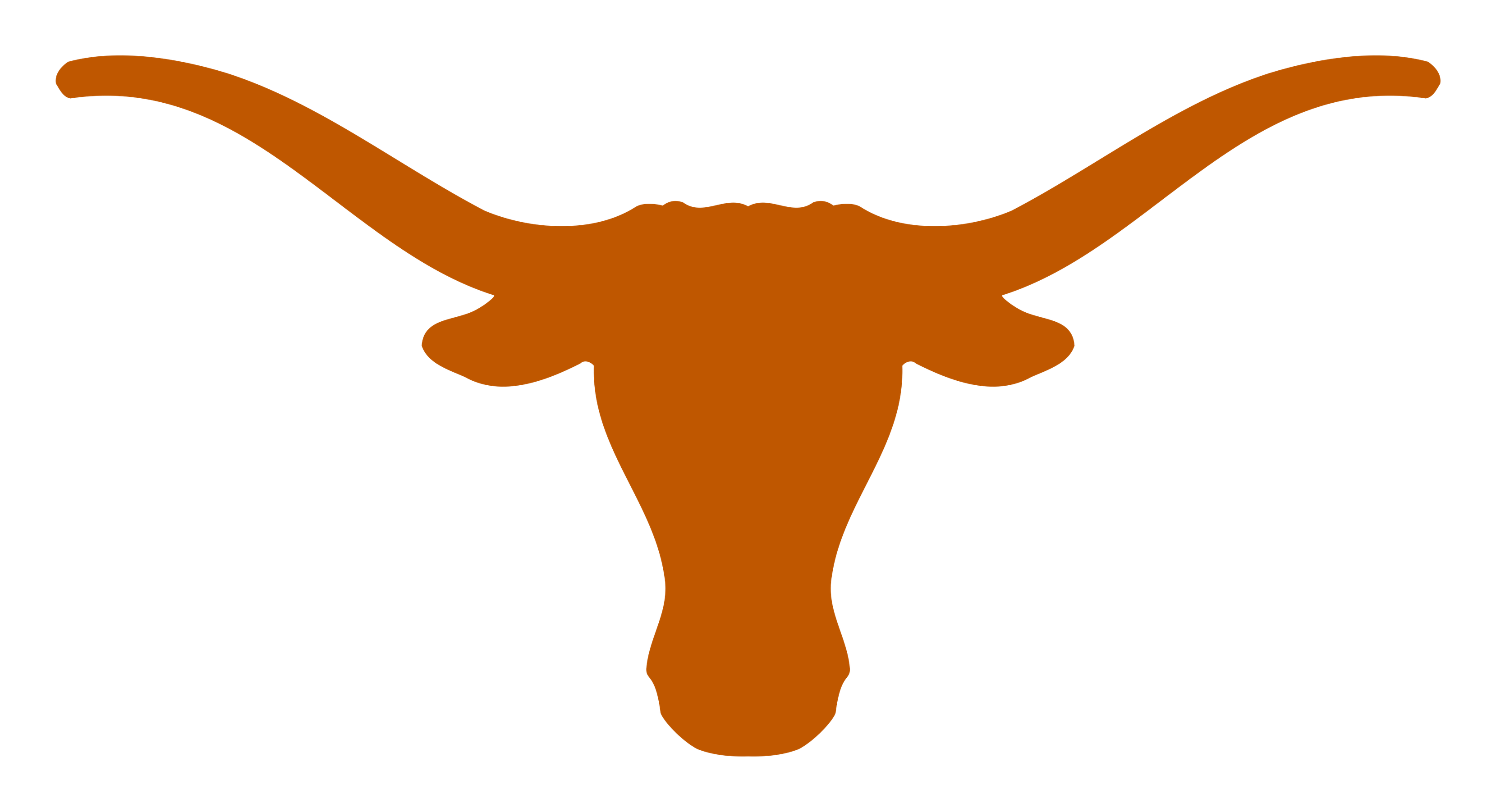 Texas Longhorns logo on a transparent background
